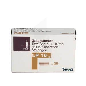 Galantamine Teva Sante Lp 16 Mg, Gélule à Libération Prolongée