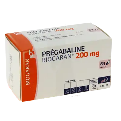 Pregabaline Biogaran 200 Mg, Gélule à Chelles