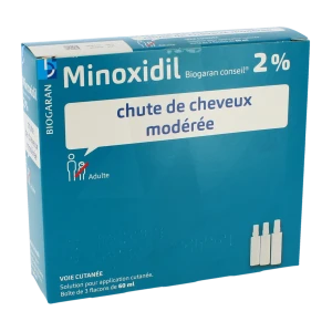 Minoxidil Biogaran Conseil 2 %, Solution Pour Application Cutanée