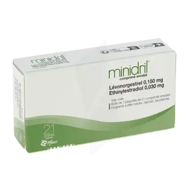 Minidril, Comprimé Enrobé à SAINT-SAENS