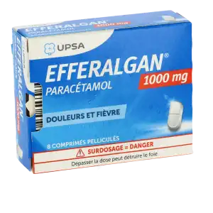 Efferalgan 1000 Mg, Comprimé Pelliculé à BRUGES