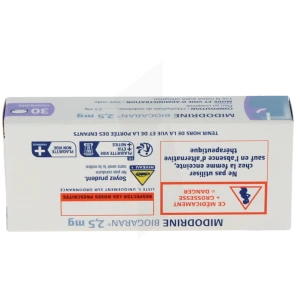 Midodrine Biogaran 2,5 Mg, Comprimé