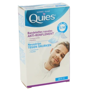 Quies Bandelettes Nasales Anti-ronflement S/m B/24