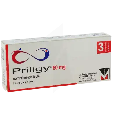 PRILIGY 60 mg, comprimé pelliculé