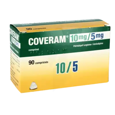 COVERAM 10 mg/5 mg, comprimé