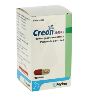 Creon 35 000 U , Gélule Gastro-résistante