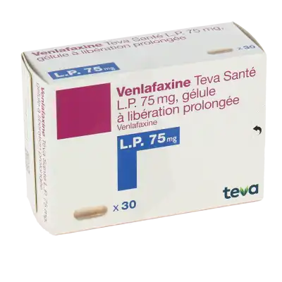 Venlafaxine Teva Sante L.p. 75 Mg, Gélule à Libération Prolongée à COLLONGES-SOUS-SALEVE