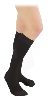 Veinax Microtrans Classe 2 Mi-bas Noir Taille 2 Normal Mollet + à QUINCAMPOIX
