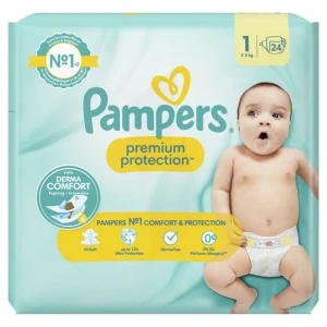 Pampers Premium Protection Couche T1 2-5kg B/24