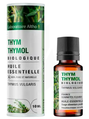 Laboratoire Altho Huile Essentielle Thym Thymol Bio 10ml à SEYNOD