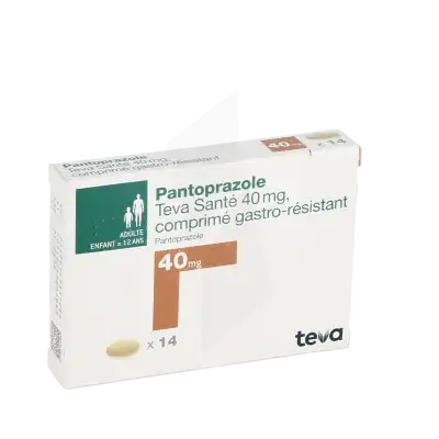 Pantoprazole Teva Sante 40 Mg, Comprimé Gastro-résistant à DIJON