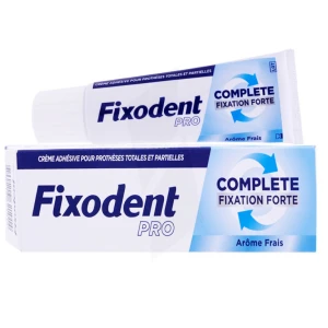 Fixodent Pro Complete Fixation Forte Cr Adhésive Frais T/47g