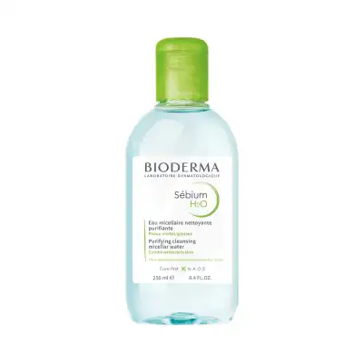SEBIUM H2O Solution micellaire sans savon nettoyante peau grasse Fl/250ml