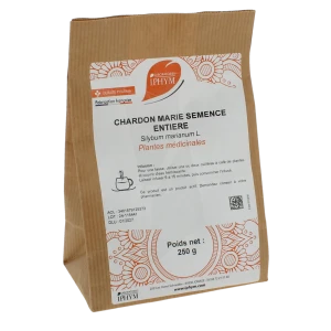 Iphym Santé Chardon Marie Plantes En Vrac Entières Et Coupées 250g