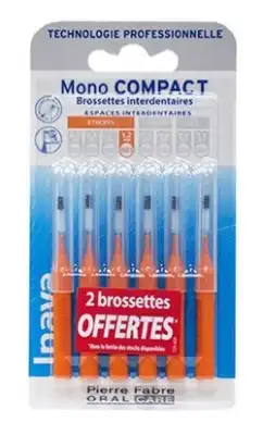 Inava Brossettes Mono Compact Orange 1,2mm Iso3 B/4+2 à Saint-Médard-en-Jalles