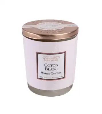Collines De Provence Bougie Parfumée Coton Blanc à Vaulx-en-Velin