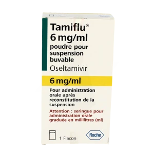 Tamiflu 6 Mg/ml, Poudre Pour Suspension Buvable