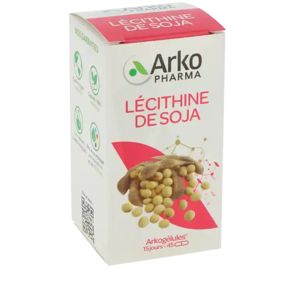 Arkogélules Lécithine De Soja Bio Caps B/45