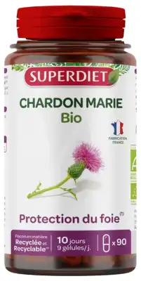Superdiet Chardon Marie Bio Gélules B/90 à Saint-Maximin
