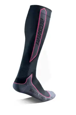 Recovery Chaussettes  Mixte Classe  Noir/rose Small 39-42 à Blaye