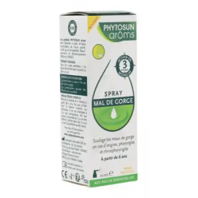 Phytosun ArÔms Spray Mal De Gorge à Agen