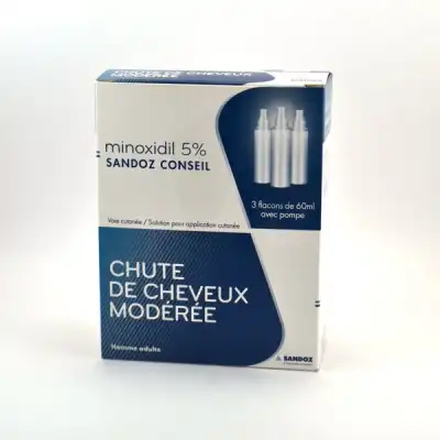 Minoxidil Sandoz Conseil 5 %, Solution Pour Application Cutanée à Mérignac