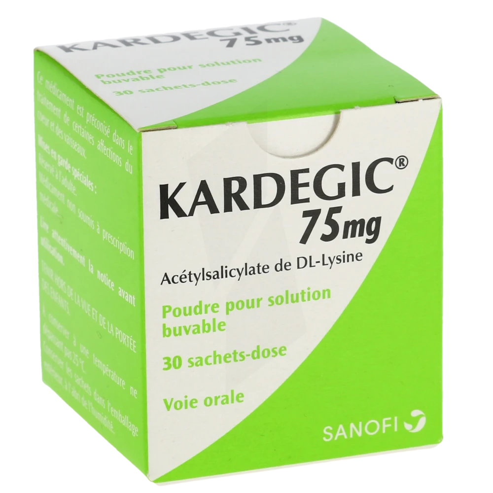 Kardegic 75 Mg, Poudre Pour Solution Buvable En Sachet-dose