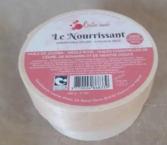 Louise émoi Shampoing Solide Le Nourrissant Boite 100g