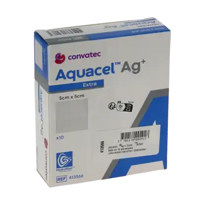 Aquacel Ag+ Extra Pans 5x5cm B/10 à Labastide-Saint-Sernin