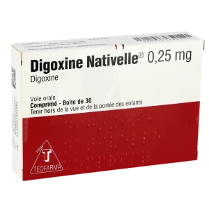 Digoxine Nativelle 0,25 Mg, Comprimé