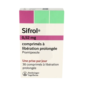 Sifrol 0,52 Mg, Comprimé à Libération Prolongée