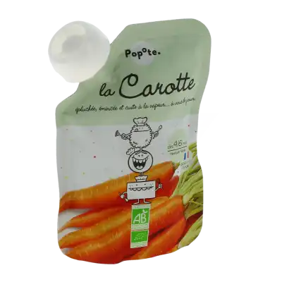 Popote Carotte Bio Gourde De 120 G à MARSEILLE
