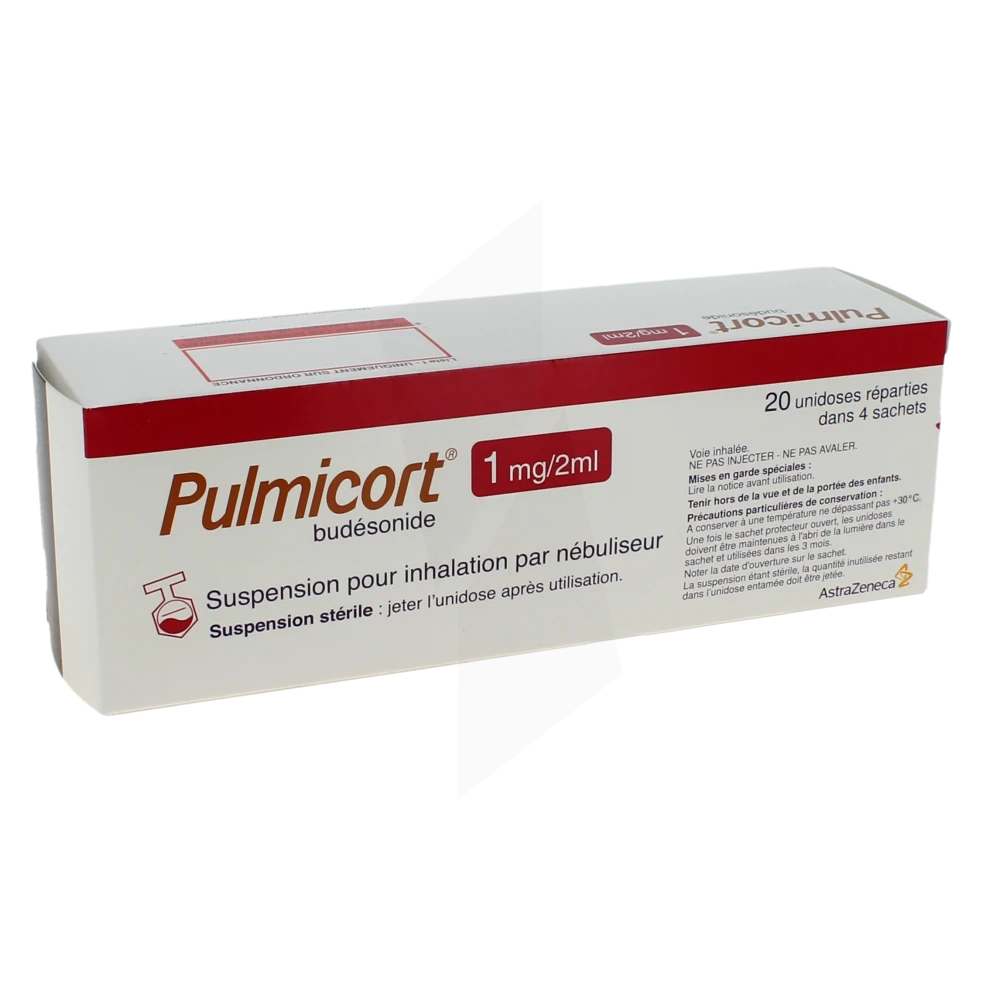 Pulmicort 1 Mg/2 Ml, Suspension Pour Inhalation Par Nébuliseur En Récipient Unidose