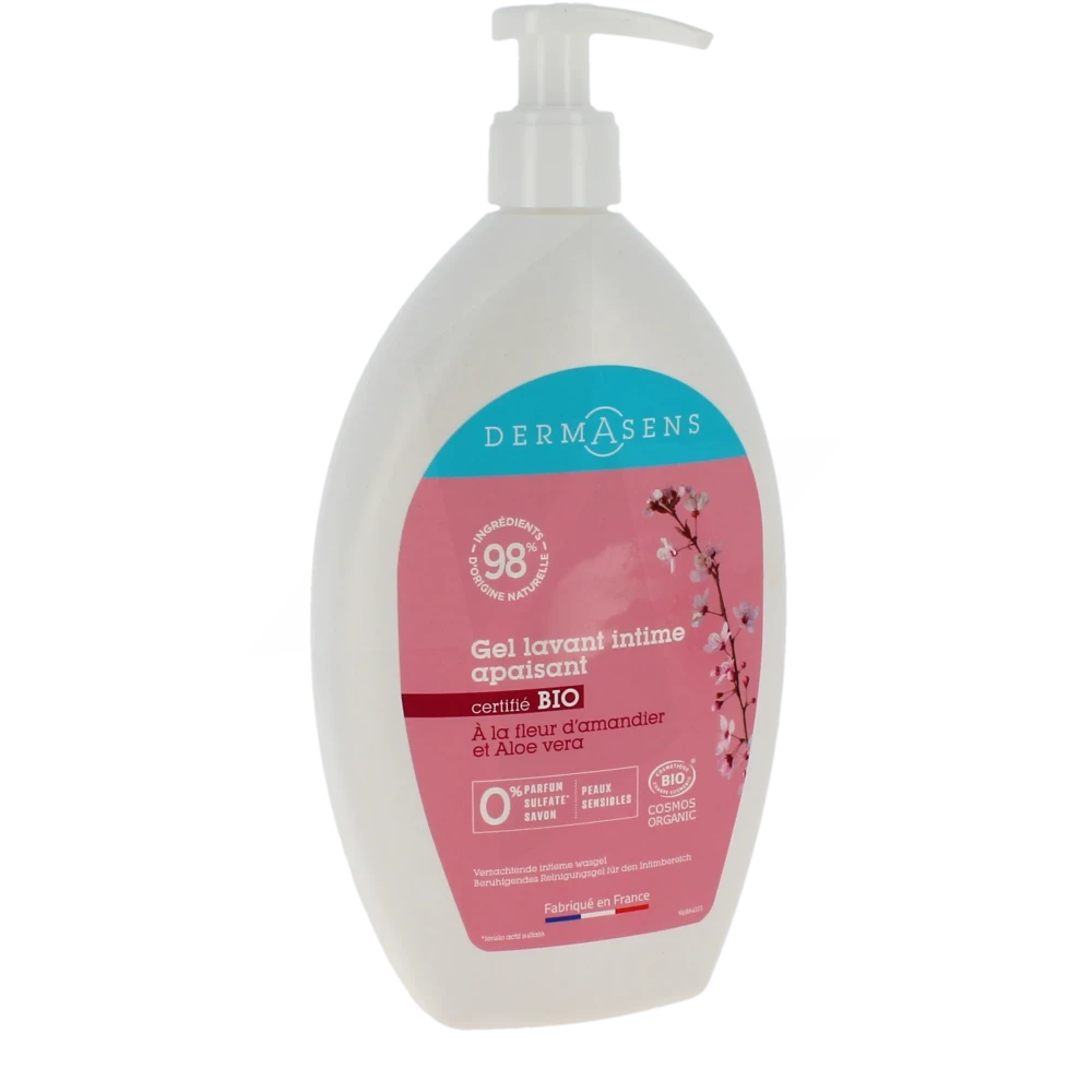 Dermasens Gel Lavant Intime Apaisant Bio Fl Pompe/490ml