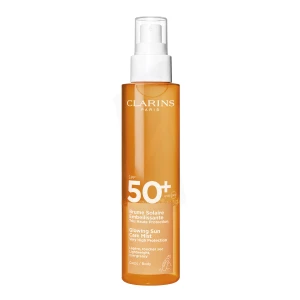 Clarins Suncare Brume Solaire Embellissante Très Haute Protection Corps Spf50+ 150ml