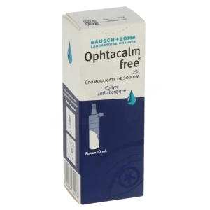 Ophtacalmfree 2 %, Collyre En Solution