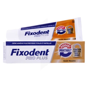 Fixodent Pro Plus Mordant Imbattable Cr Adhésive T/40g