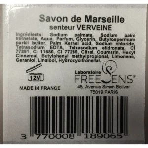 Freesens Savon Liquide De Marseille Verveine 100g