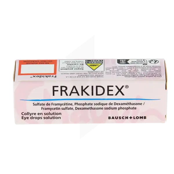 Frakidex, Collyre En Solution