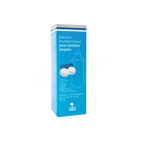 Solution D'entretien Multifonction Lentilles Souples 360 Ml