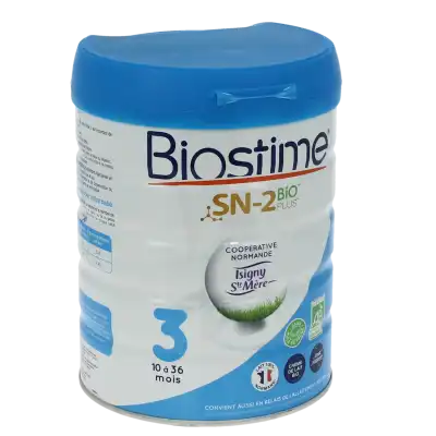 Biostime 3 Lait En Poudre Bio 10-36 Mois B/800g à Saint-Bonnet-de-Mure