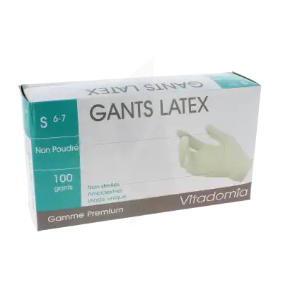Vitadomia Gant Latex Sans Poudre Premium Ts 6/7 B/100 à Mérignac