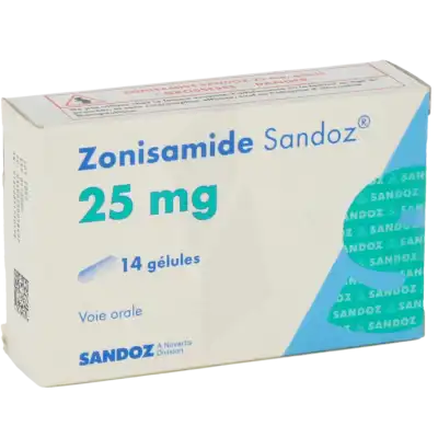 ZONISAMIDE SANDOZ 25 mg, gélule