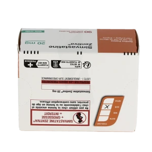 Simvastatine Zentiva 20 Mg, Comprimé Pelliculé Sécable