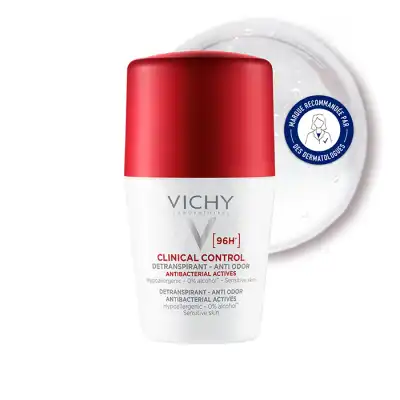 Vichy Deodorant Dermo-tolerance Détranspirant Anti-odeur Transpiration Excessive Roll-on/50ml à MARIGNANE