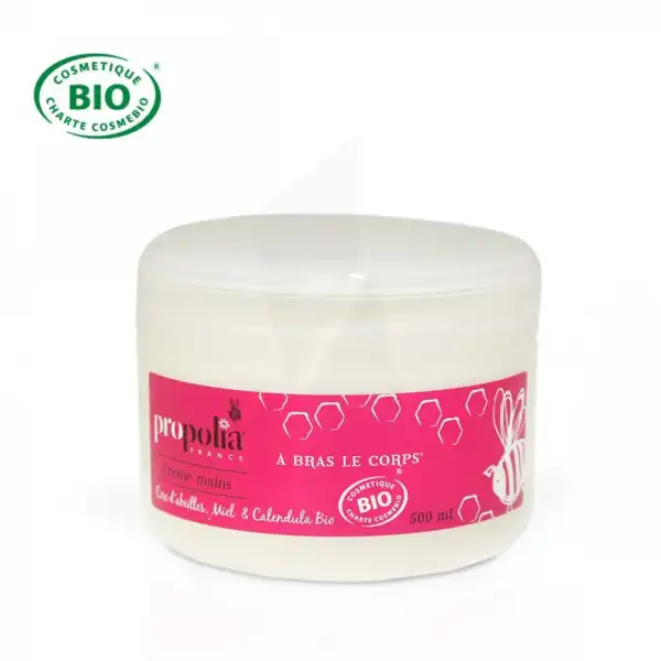 Propolia Crème Mains Bio Pot/500ml