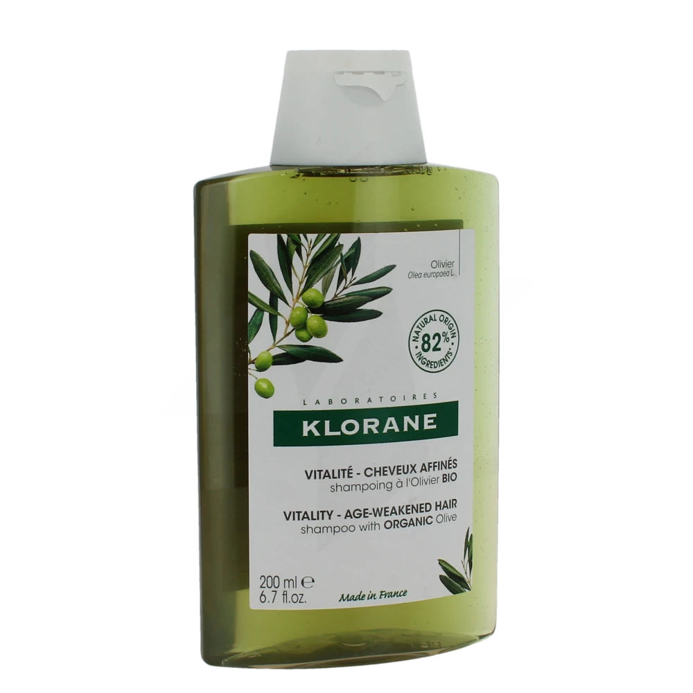 Klorane Olivier Shampooing Cheveux En Perte De Matière 200ml