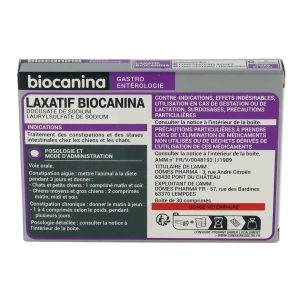 Laxatif Biocanina, Comprimé Pelliculé