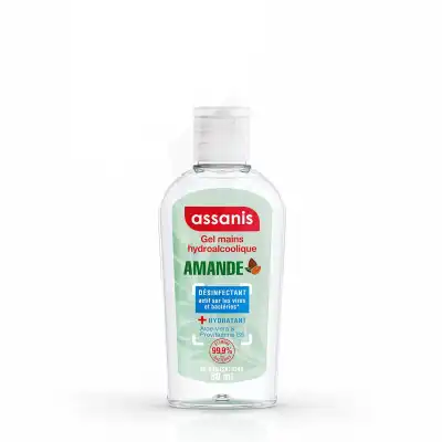 Assanis Pocket Gel hydroalcoolique Amande douce Fl/80ml