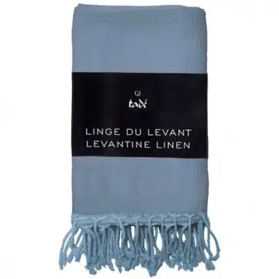 Tadé Linge Du Levant Bleu Pierre à MANDUEL
